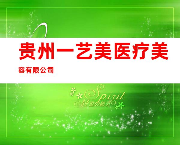 贵州一艺美医疗美容有限公司
